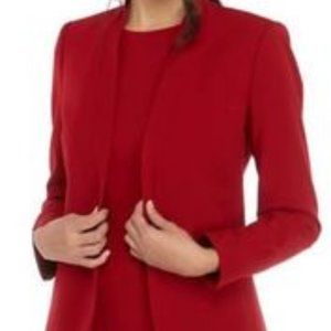 Anne Klein Suit Blazer Titan Red Sz 10 or 14 NWT